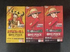 ワンピースカード 世界最強の戦士、受け継がれる意志など3BOX テープ