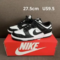 NIKE Dunk Low Retro ホワイト/ブラック パンダ 27.5cm