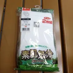 綿100% ホワイト Mサイズ ブリーフ（前あき）2枚組