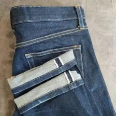 UNIQLO ユニクロ セルビッジ 赤耳 スリムストレートデニム 31インチ