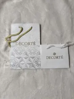 DECORTE ショップ袋 2点セット