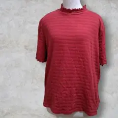 a.n.a 赤 ストライプ Tシャツ XXL