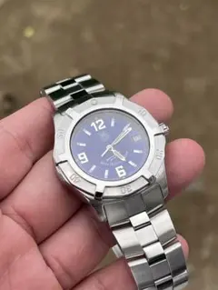 美品 稼働中！★タグホイヤー2000プロフェッショナル メンズ青系 200ｍ防水 タグ・ホイヤー 2000 プロフェッショナル ダイバーズウォッチ