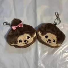 モンチッチ　ぬいぐるみマルチケース フェイス　袋