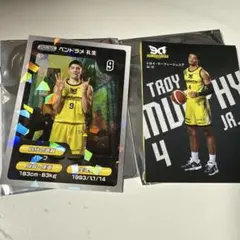 サンロッカーズ渋谷 ベンドラメ礼生 トロイ・マーフィー・ジュニア カードセット
