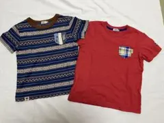 ミキハウス　ダブルビー　Tシャツ 2枚セット