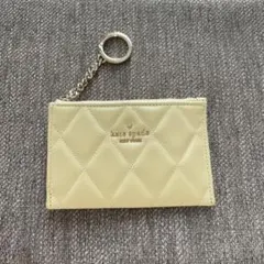 【値下げ交渉OK】kate spadeキルティング　コインケース　イエロー