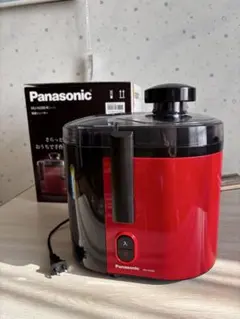 未使用パナソニック ジューサー 高速 レッド MJ-H200-R Amazon | パナソニック ジューサー 高速 レシピブック付 レッド