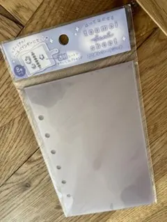 クーリア　とうめいシールシート　透明リフィル 8枚入り 6穴