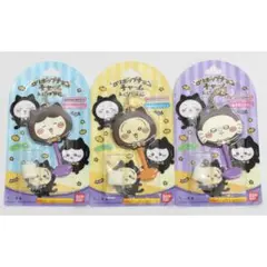 【匿名配送】 ロリポップチョコチャーム ちいかわ みんなで黒猫 3種セット
