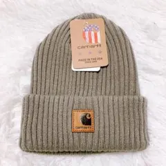 新品未使用 Carhartt ニット帽 グレー