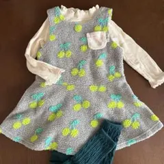 KP knit planner フリースワンピース 100cm