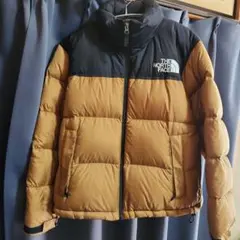 THE NORTH FACE ダウンジャケット ブラウン/ブラック M　ヌプシ