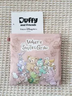 Duffy and Friends　収納エコバッグ　ピンク　東京ディズニーシー