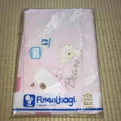 アフガン　おくるみ　ブランケット　ベビー　ピンク　くま