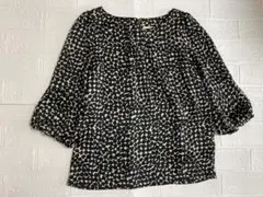 M-PREMIER 五分袖ブラウス サイズ34