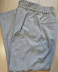 GLOBAL WORK グレー うつくシルエット　ワイドパンツ　ストレート S