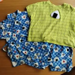 マーキーズ　おにぎり　Tシャツ　甚平　90 男の子　女の子　春服　夏服