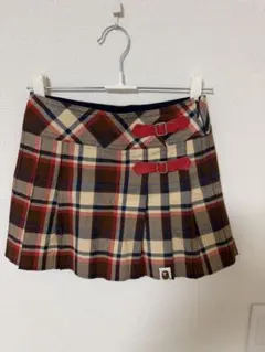 BAPE KIDS チェック柄スカート M