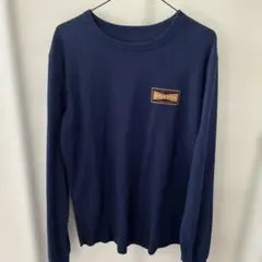 BRIXTON ワッフル長袖カットソー ネイビーのサムネイル