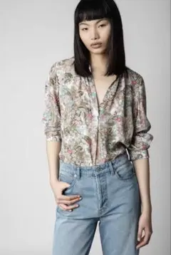 【美品】ZADIG&VOLTAIRE ザディグ ブラウス トップス シャツ 花柄のサムネイル