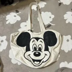 wcj ミッキーマウス トートバッグ アイボリー