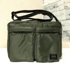 極美品✨廃盤 ポーター タンカーショルダーバッグ L 吉田カバン セージ