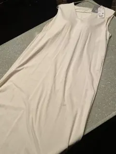 【新品・未着用】ユニクロ　mame エアリズムコットンブラワンピース（XL）