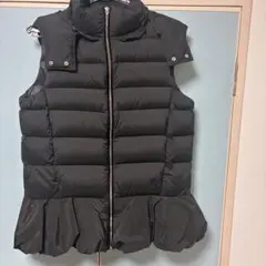 美品　SONOフェミニティダウンベスト　黒サイズ2