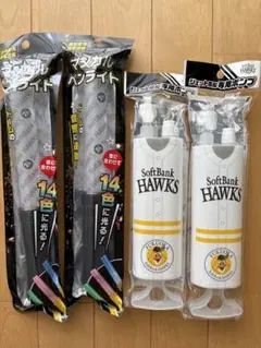 ソフトバンクホークス　マジカルペンライト２本　ジェット風船専用ポンプ2個