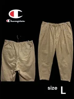 人気ブランド◎【Champion 】チャンピオン ベージュ チノパン Lサイズ