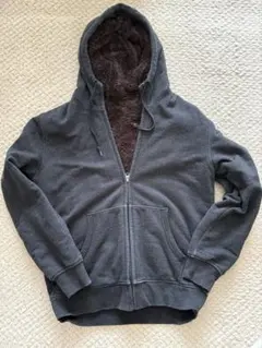 【廃盤品】UNIQLO ユニクロ　ボアスウェットフルジップパーカ　sizeXL