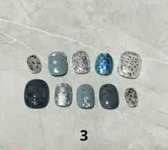 ベリーショートホログラムラメネイルキラキラネイル