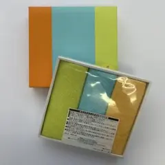カラフルタオルハンカチ3枚セット