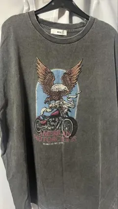 WEGO グラフィックTシャツ ブラック F