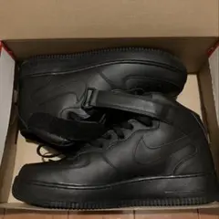 NIKE AIR FORCE エアフォース1 mid ブラック