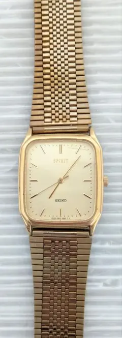 SEIKO SPIRIT 5E31-5B50 ゴールド