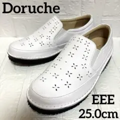 ☆極美品☆Doruche ドルチェ パンチング スリッポン ローファー 25.0のサムネイル