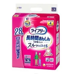 未開封 ♡ ライフリー 長時間あんしんうす型パンツ L 28枚 紙おむつのサムネイル