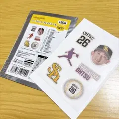 ソフトバンクホークス 大津亮介選手 フェイスシールのサムネイル