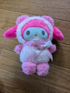 マイメロ　くま耳ぬいぐるみ 約15cm