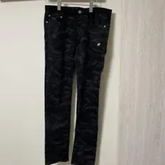 美品　LOVELESS ラブレス　スキニー　パンツ　カモフラ　コットン　w73