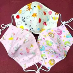 【G】 パンダ　バレエ　ドーナツ　立体マスク　ハンドメイド　子供　kids
