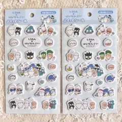しろたん×はぴだんぶい ぷくっとシール サンリオキャラクターズ