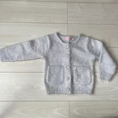 キスドロップ　フワフワ カーディガン 90