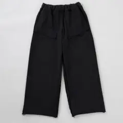 【a2o】カットオフスウェットパンツ　M ブラック