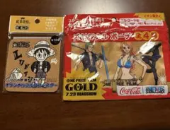 ワンピース 紅茶花伝 コラボ コースター　ポーチ