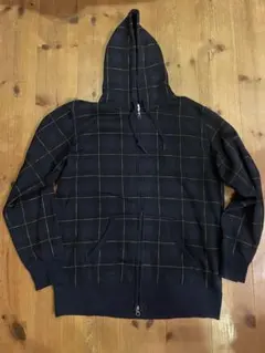 00s archive OLD UNIQLO 더블 Zip 파커 y2k 짧은 길이