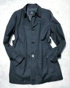 BURBERRY BLACK LABEL ステンカラーコート ブラック