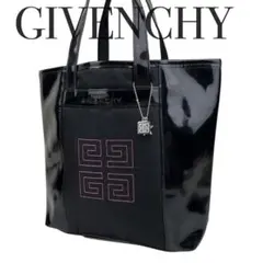 ✨美品　GIVENCHY ジバンシー　トートバッグ　4Gロゴ　ナイロン　ブラックのサムネイル